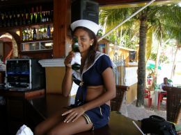 Kelnerka w La isla Bonita